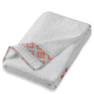 Сива хавлиена кърпа за баня 70/140 - Etno Сива хавлиена кърпа за баня 70/140 - Etno